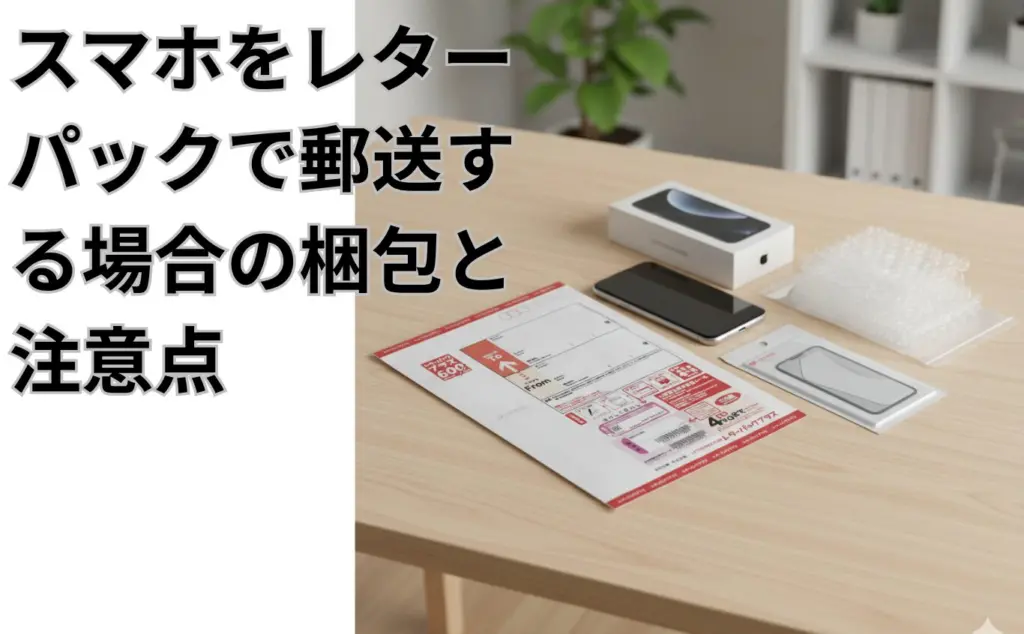スマホをレターパックで郵送する場合の梱包と注意点