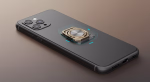 スマホリング取り付け位置