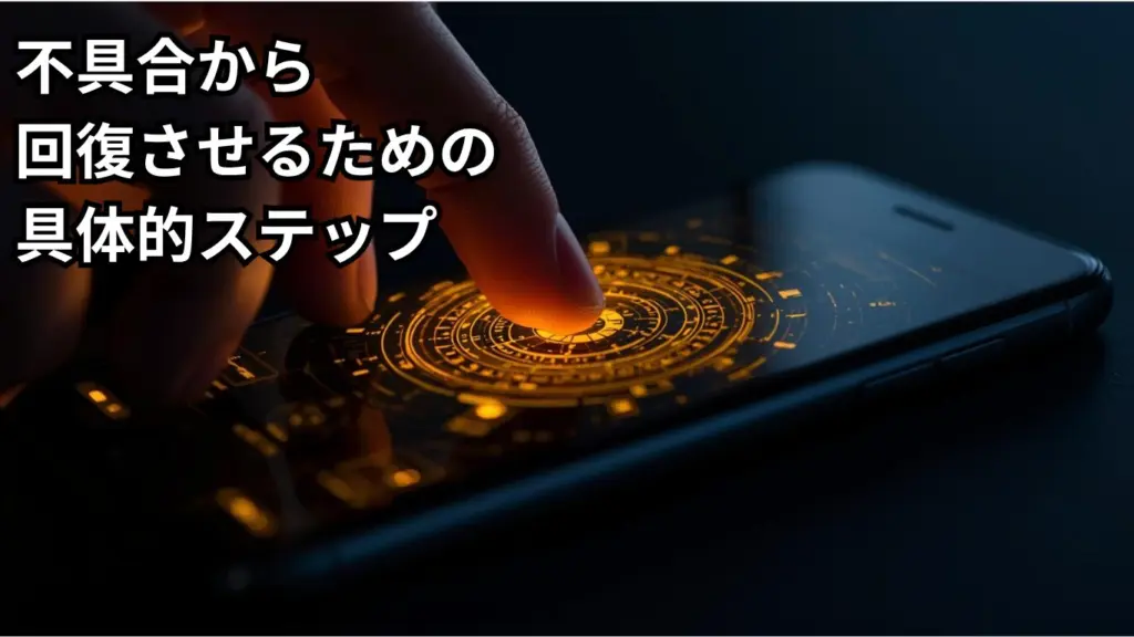 iPhoneのSOSマークを今すぐ確実に消えない状態から回復させるための具体的ステップ