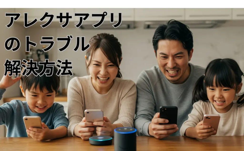 アレクサアプリのトラブル解決方法