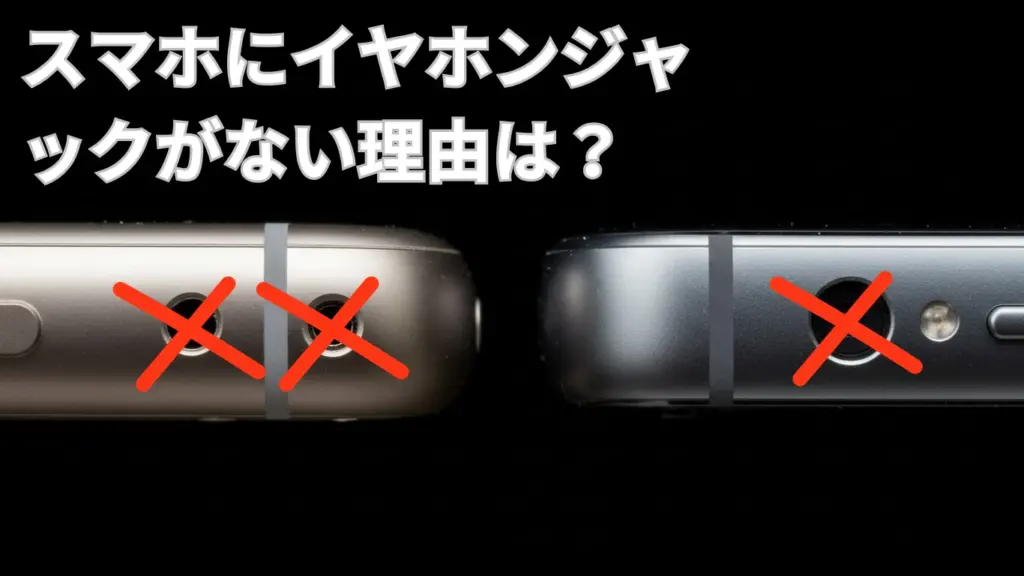 スマホにイヤホンジャックがない