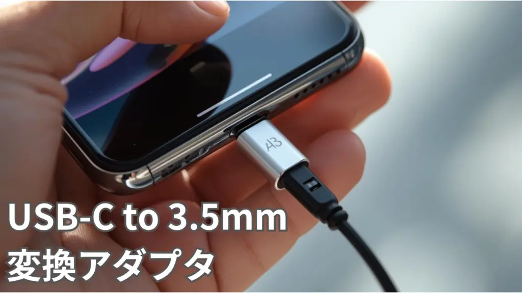 USB-C to 3.5mm変換アダプタ
