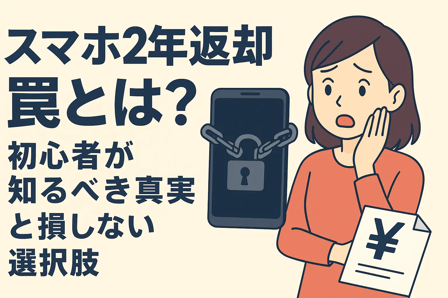 スマホ2年返却プランの罠とは？知らないと損する注意点と対策