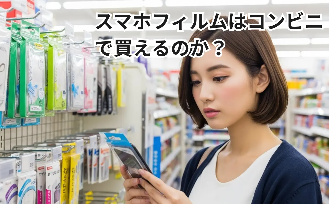 スマホフィルムはコンビニで買えるのか